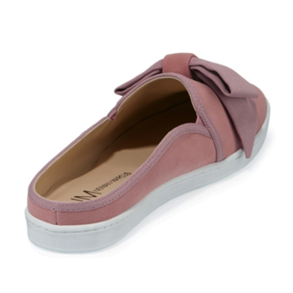 COURTENAY SUEDE BOW MULE SNEAKERS PINK SIZE 9 - Picture 4 of 4